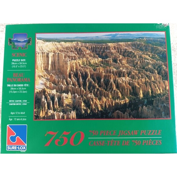 NEW Bryce Canyon Utah 750 Piece Scenic Panoramic Jigsaw Puzzle Sealed Sure-Lox - Picture 1 of 3